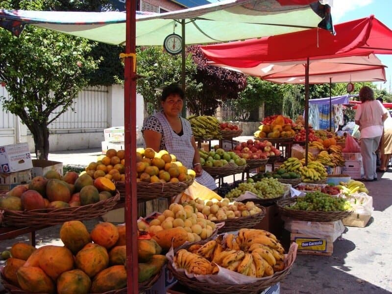 Marché aux fruits à Cochabamba (Bolivie)