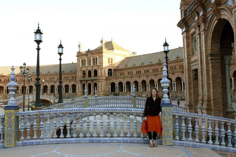 Sur les ponts de la Plaza de Espagna