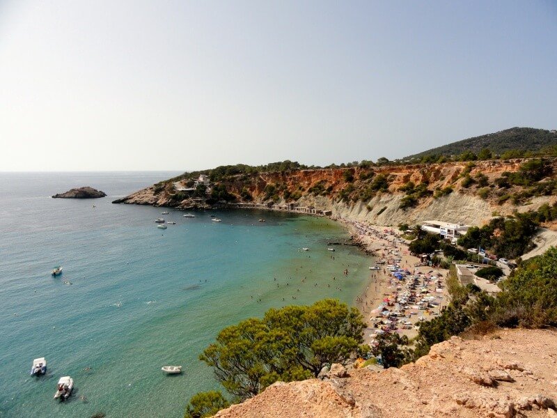 Cala Hort, Ibiza, où nous avons passé une nuit