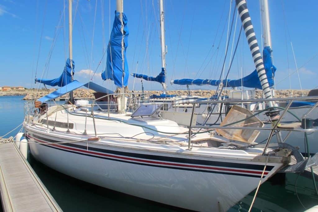 L'Océanide, à bord duquel nous avons navigué d'Ibiza à Marseillan Plage