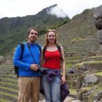 Couple, Machu Picchu, Pérou