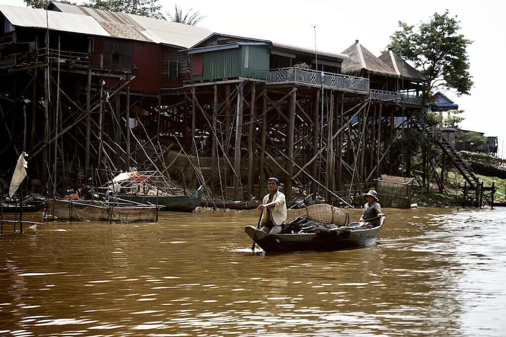 Village flottant, Cambodge, Asie