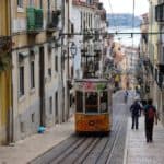 Lisbonne, Portugal, tram, élévateurs, funiculaires