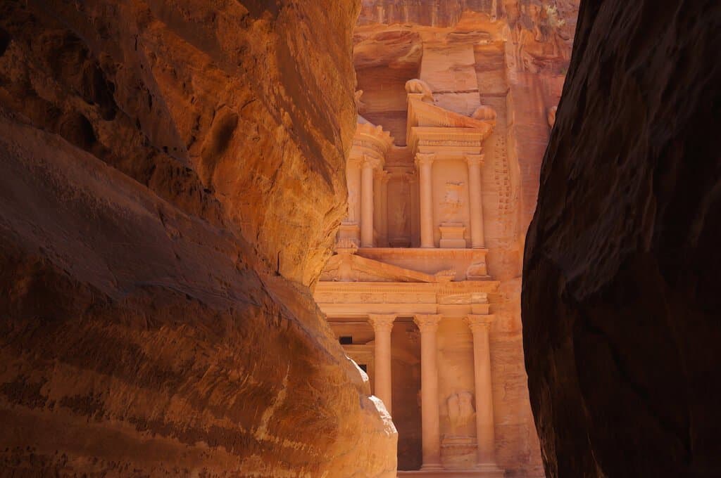 Jordanie, Pétra, Siq, canyon