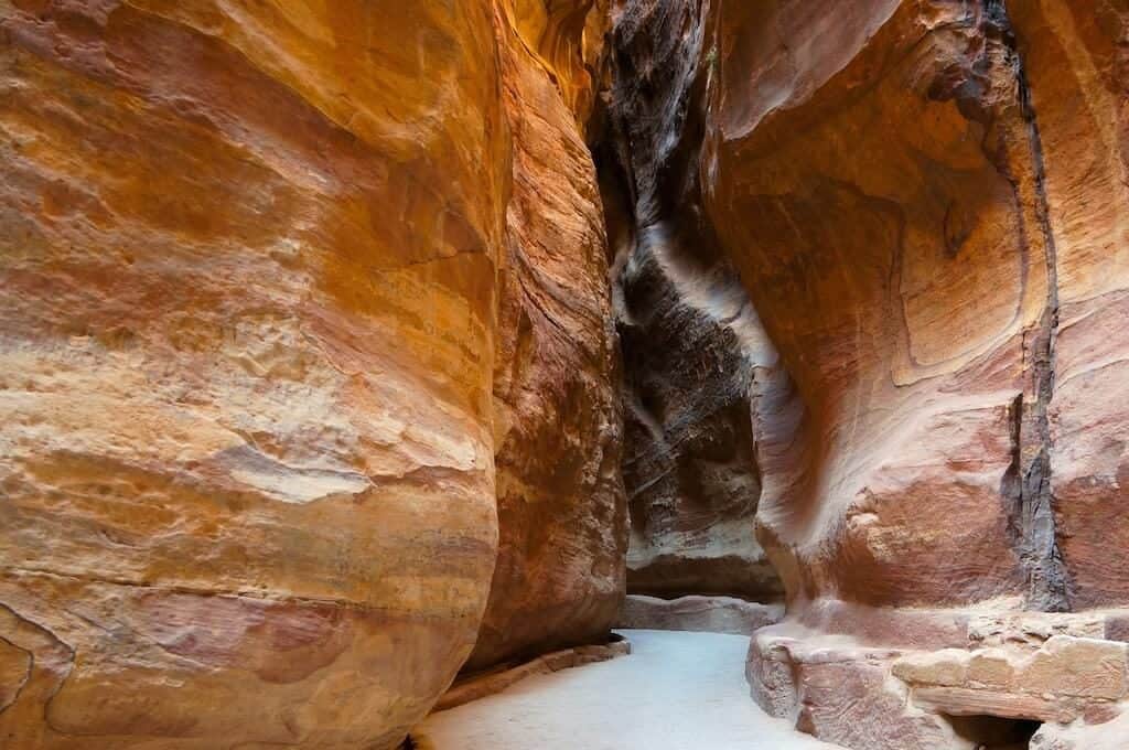 Jordanie, Pétra, Siq, canyon