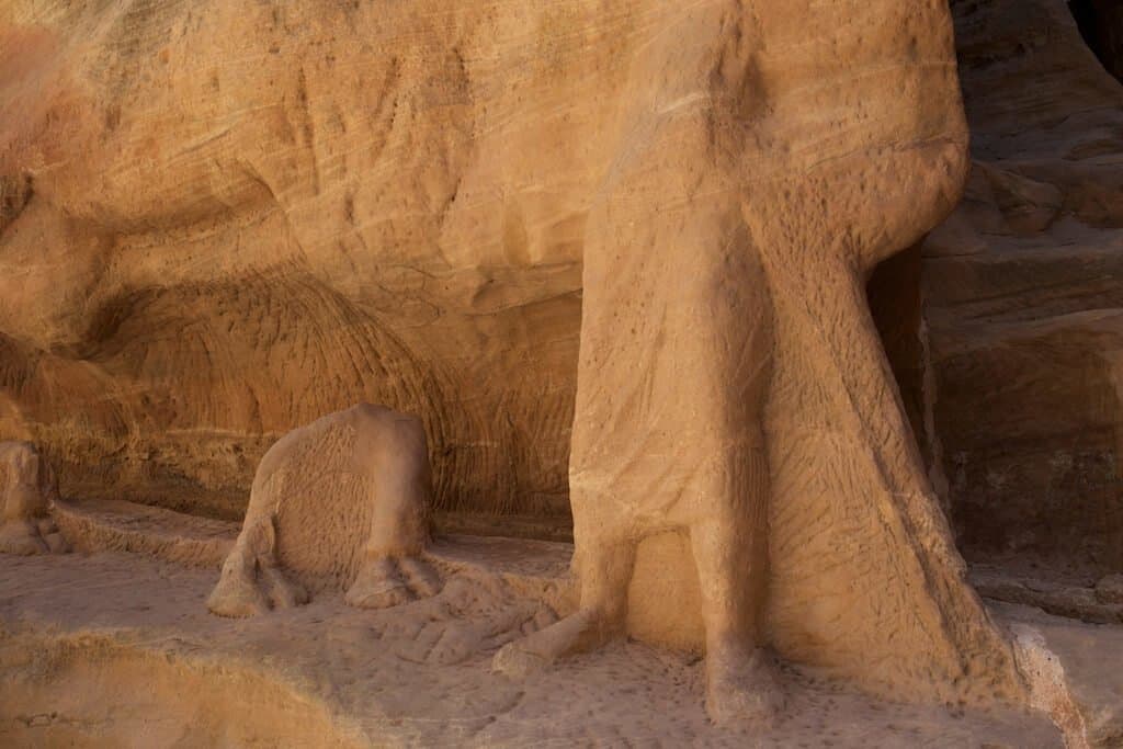 Jordanie, Pétra, Siq, canyon