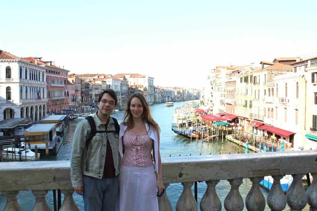 Venise, Italie, romantique, lune de miel, amoureux, voyageurs, Italie