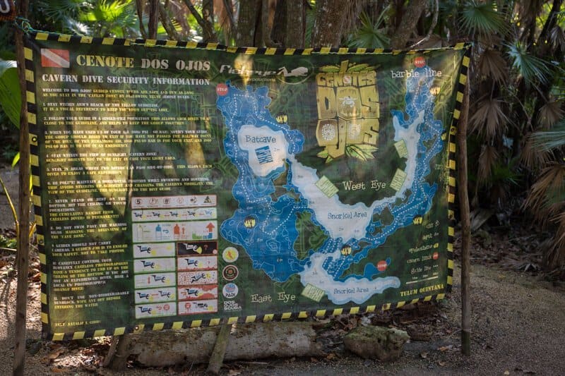 Cenote, Dos Ojos, plongée, Mexique