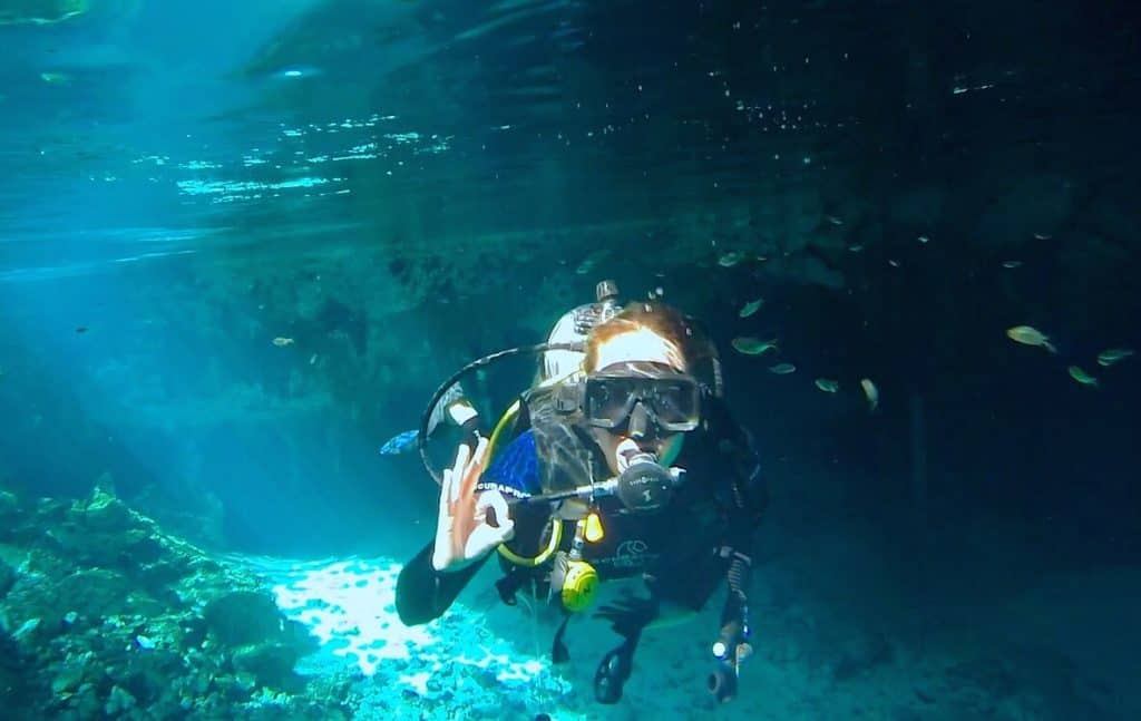 Cenote, Dos Ojos, plongée, Mexique