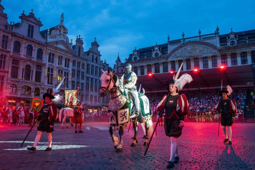 Ommegang, Bruxelles, Belgique,