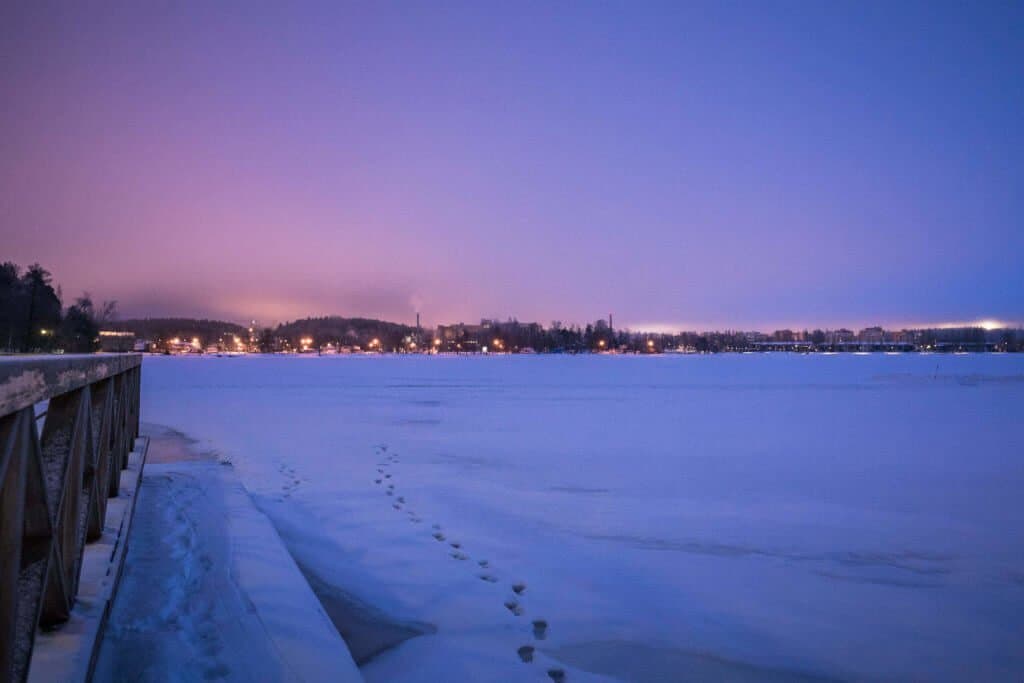 Finlande, voyage, hiver, Lahti, Päijänne