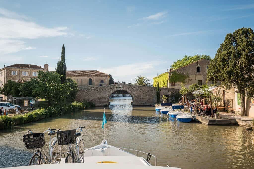 péniche, canal du Midi, vacances, France