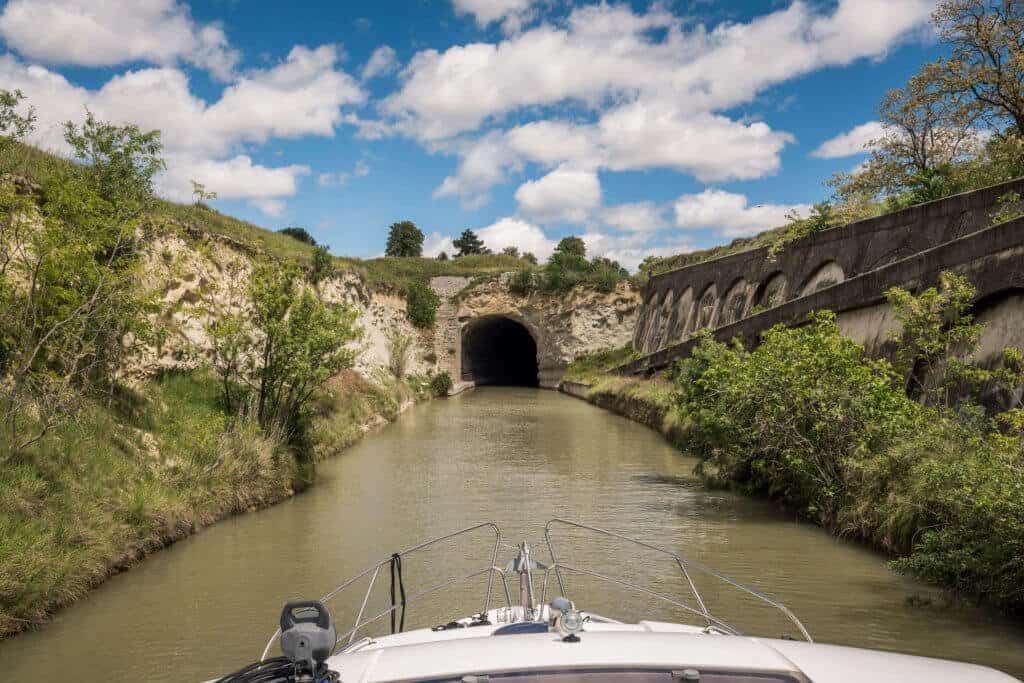 péniche, canal du Midi, vacances, France