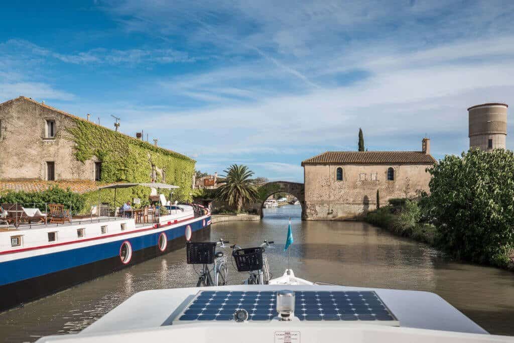 péniche, canal du Midi, vacances, France