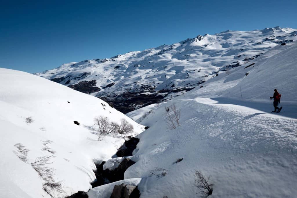 Alpes, Menuires, montagne, zen, ski, yoga, yogiski