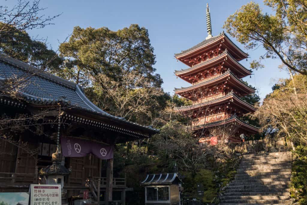 Shikoku, pèlerinage, pèlerin, famille, bébé, Japon, voyage, temple, 31, temple 31, trente-et-un, Pagodes, bouddhisme