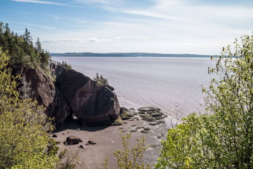 Nouveau Brunswick, Canada, voyage, roadtrip, Baie de Fundy, Hopewell Rocks