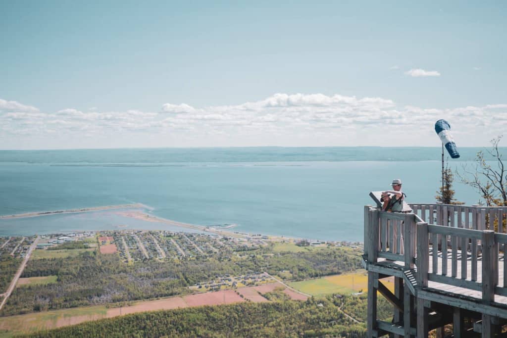 Québec, Canada, Québec Maritime, Gaspésie, point de vue Mont-Saint-Joseph,