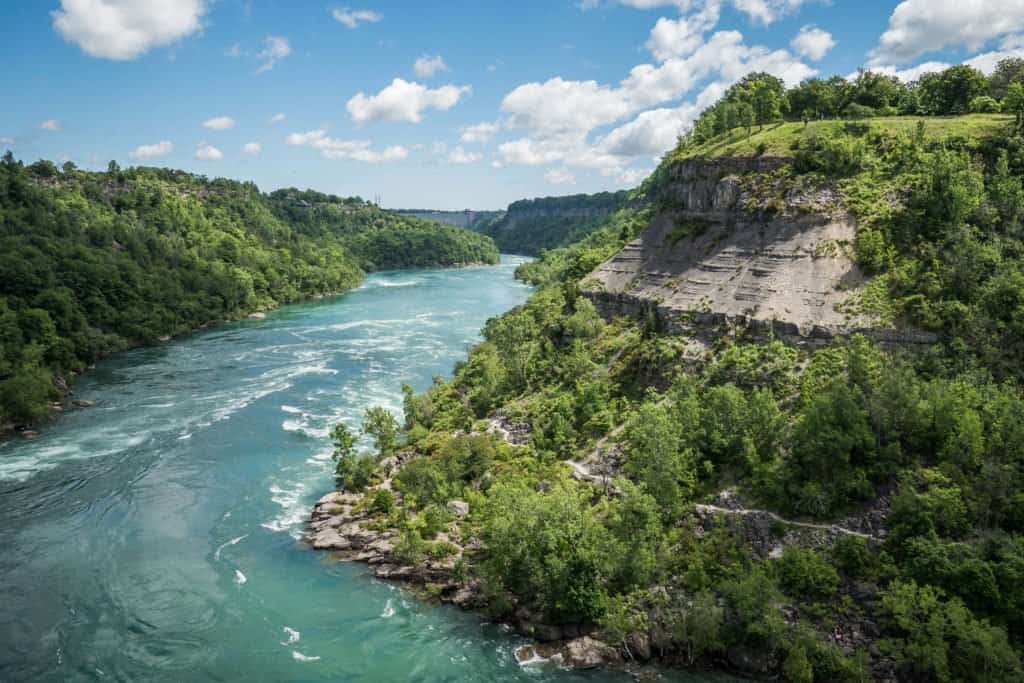 Niagara, chutes, rivière, Ontario, Canada, Amérique du Nord, roadtrip, voyage, famille, nature, Niagara Whirlpool, Whirlpool Aero Car