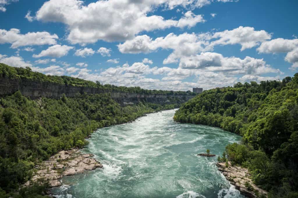 Niagara, chutes, rivière, Ontario, Canada, Amérique du Nord, roadtrip, voyage, famille, nature, Niagara Whirlpool, Whirlpool Aero Car