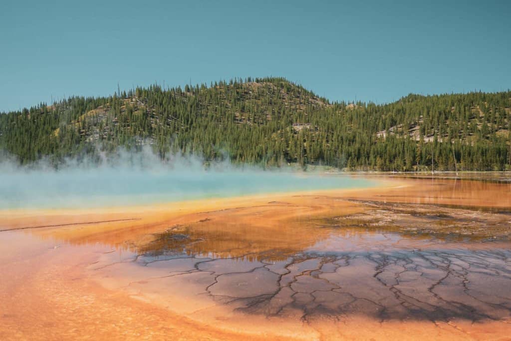 Yellowstone, Grands Parcs, parc national, réserve, nature, USA, Amérique, américain, animaux, roadtrip, visiter, voyage, conseils, Grand Prismatic Spring,