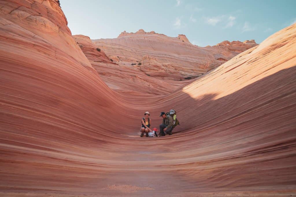 The Wave, USA, voyage, randonnée, famille, bébé