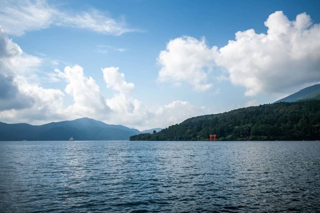 Hakone, Japon, voyage, Ashi, torii