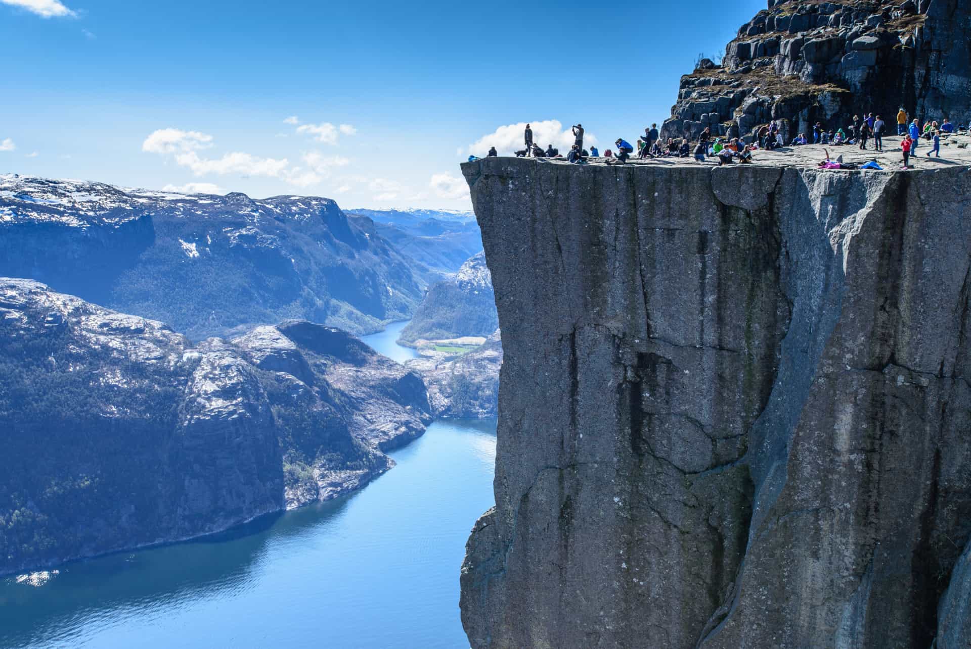 que faire norvege sommet preikestolen