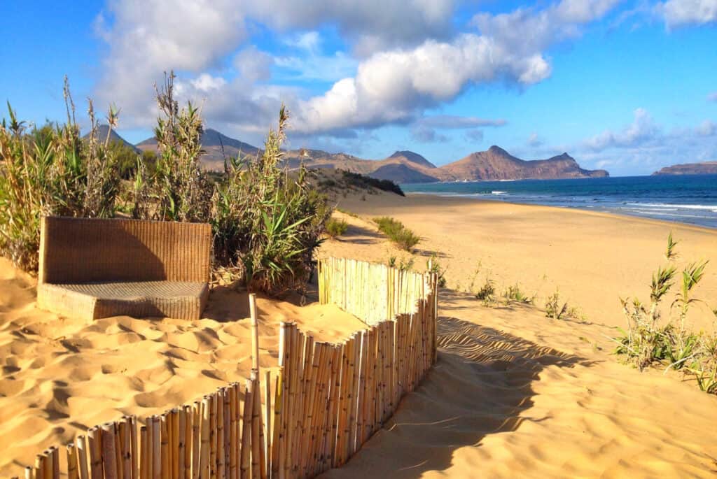 que faire a madere plage porto santo