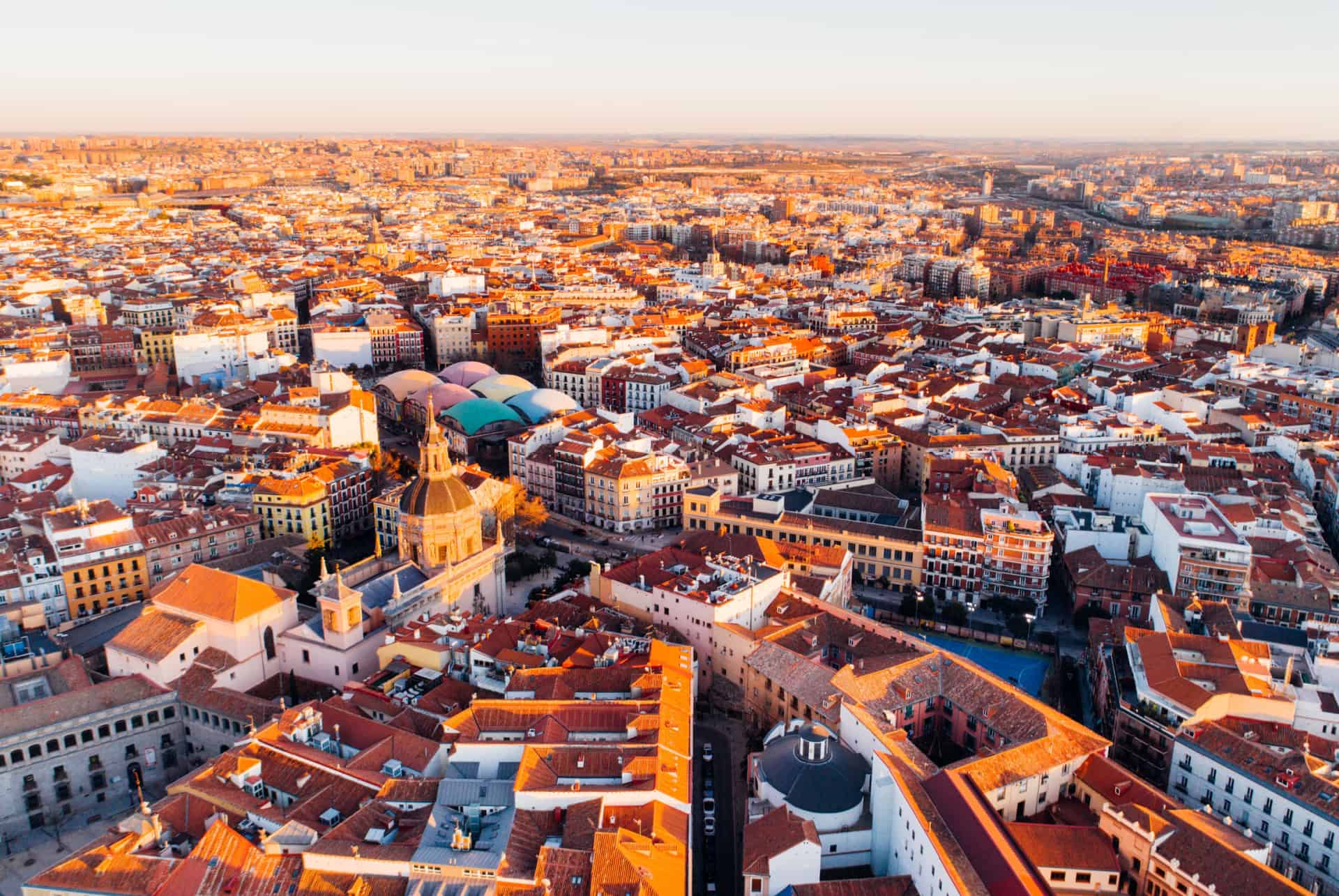 madrid vue aerienne