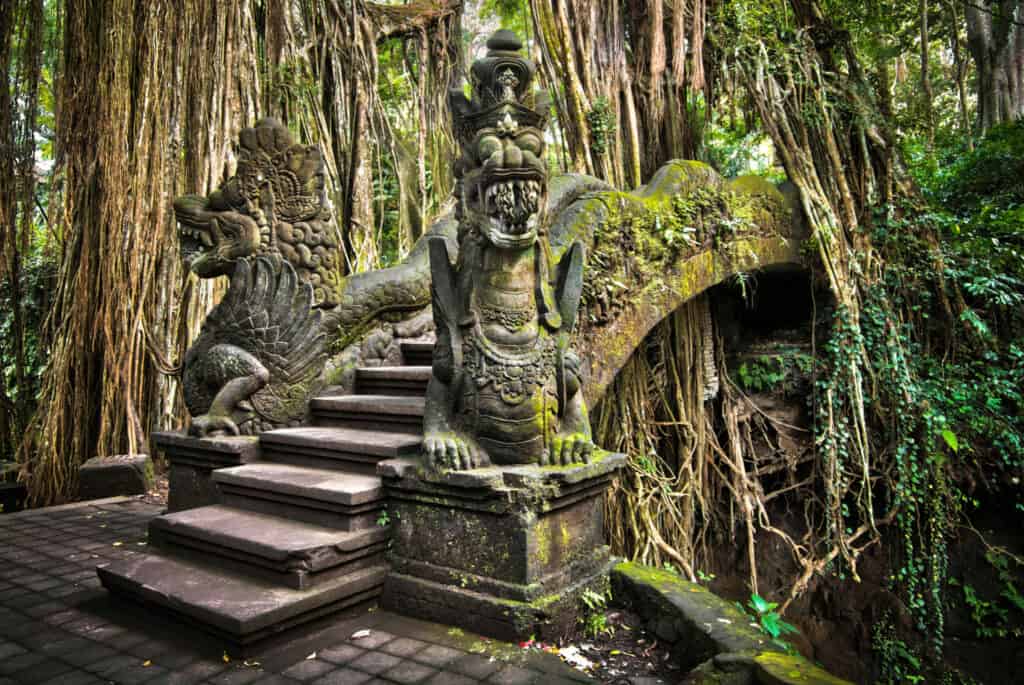 pont foret singes ubud