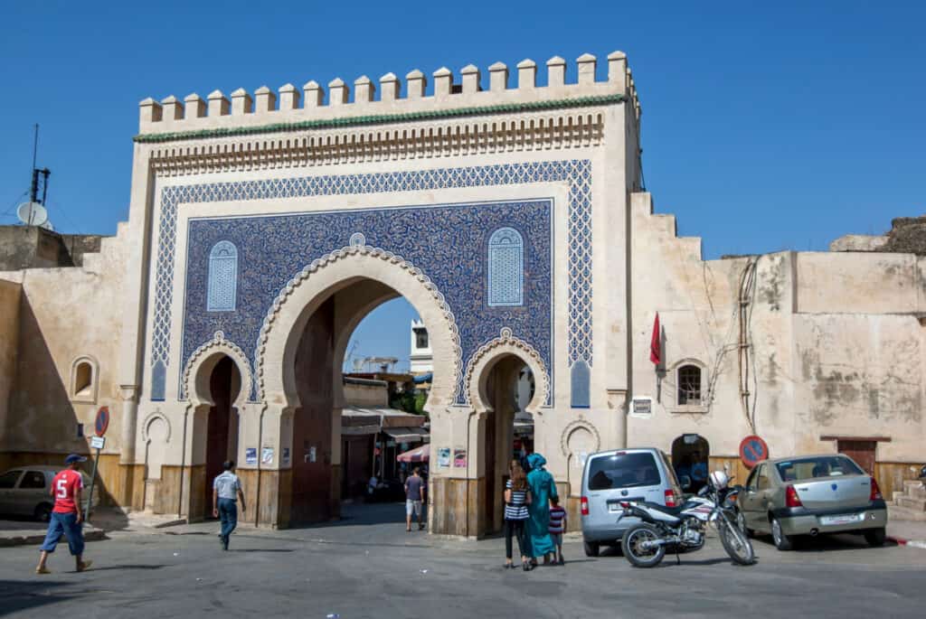 porte bleue a fes