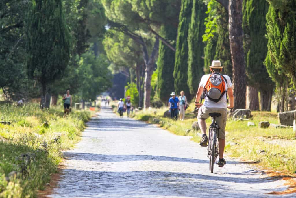 sortie velo via appia antica