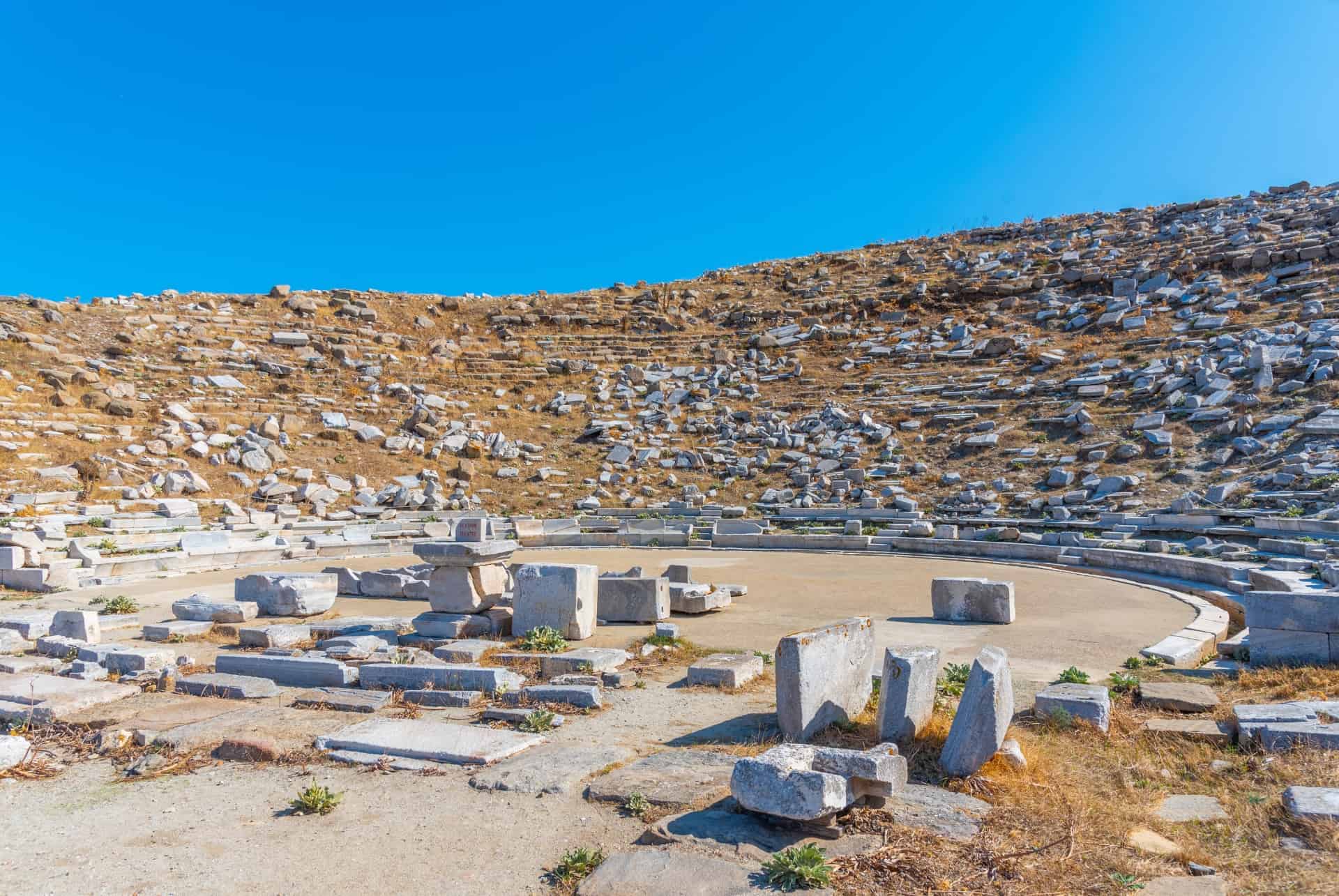 delos site archeologique