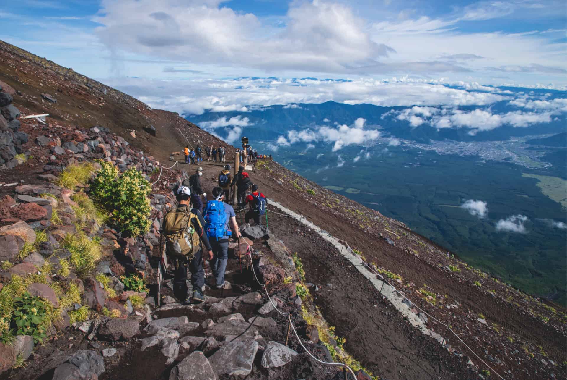 randonnee au mont fuji