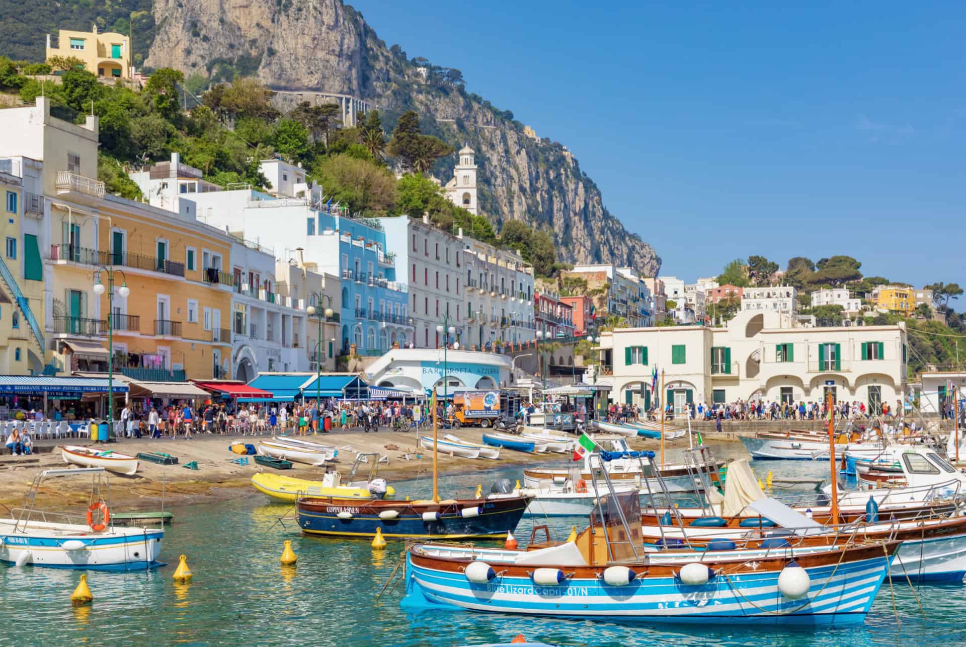 capri marina grande port