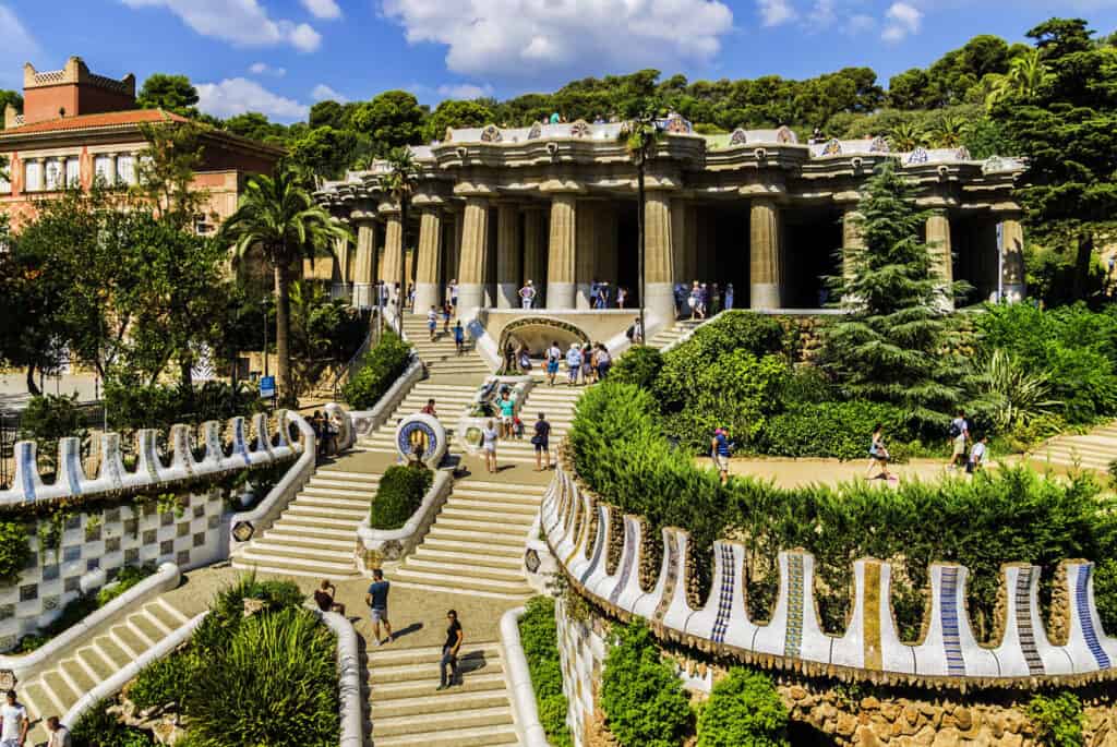 escalier parc guell