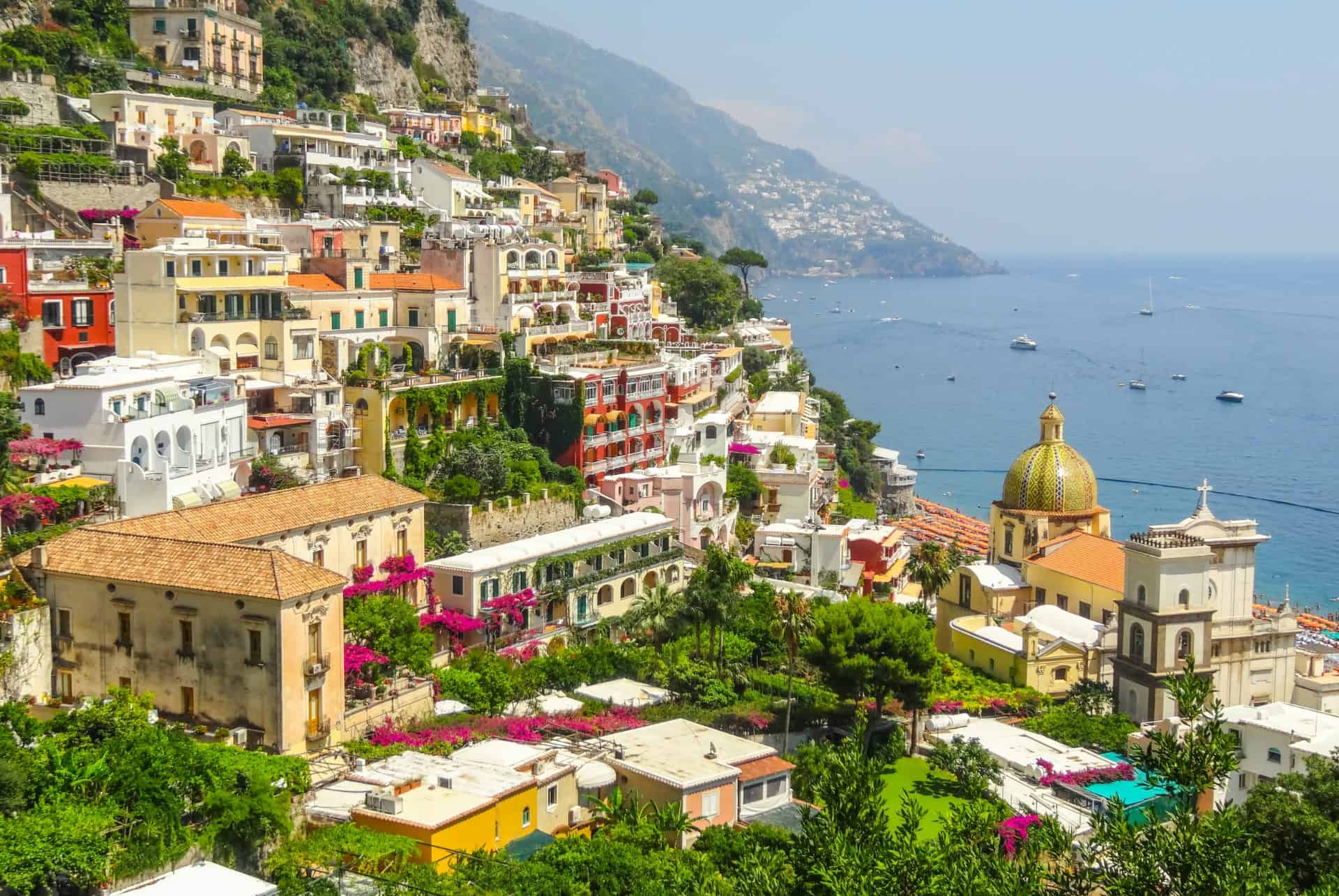 positano vue panoramique dormir cote amalfitaine