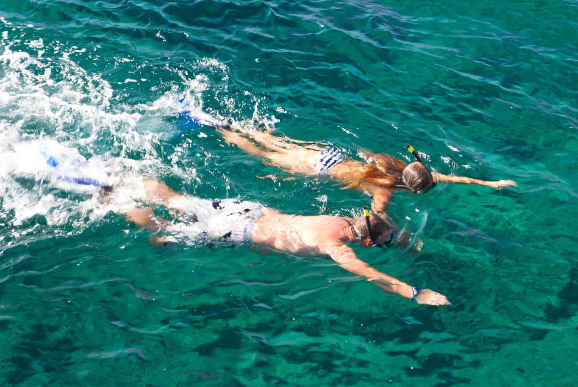 snorkeling a majorque