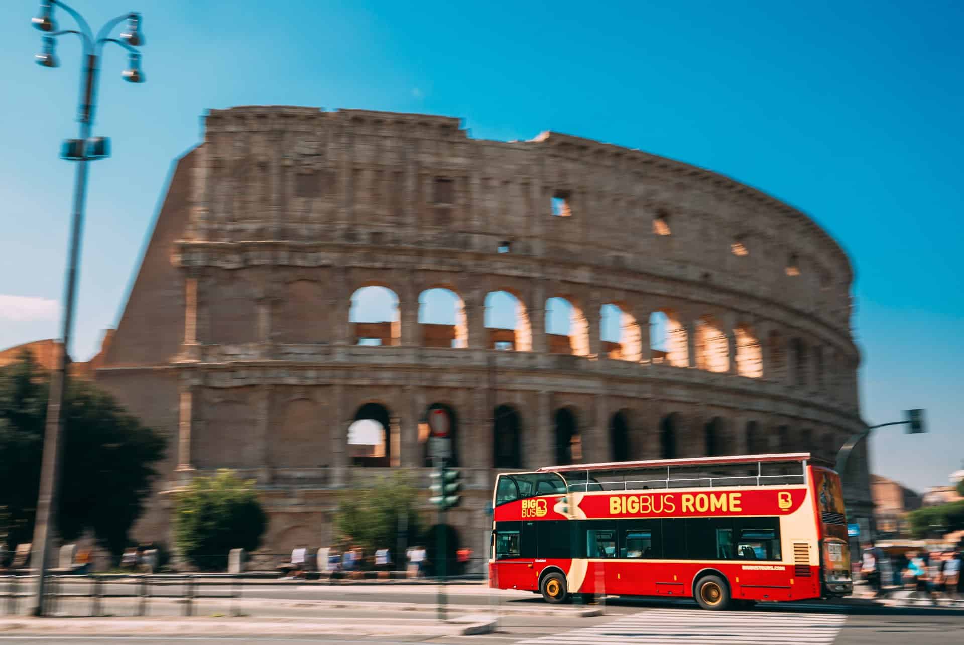 bus rome amphitheatre