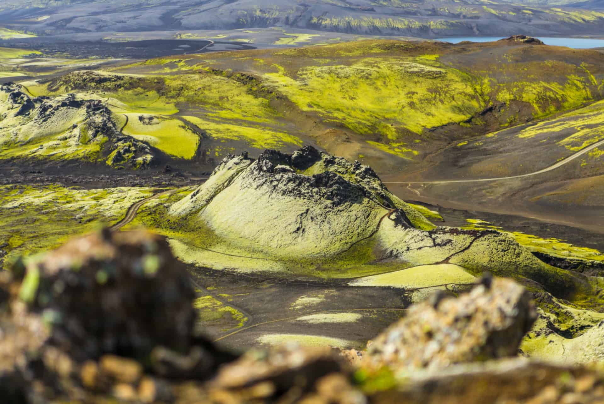 champs de lave en islande