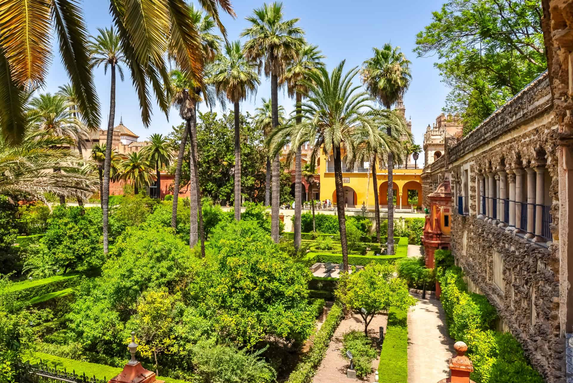 Alcazar seville jardins