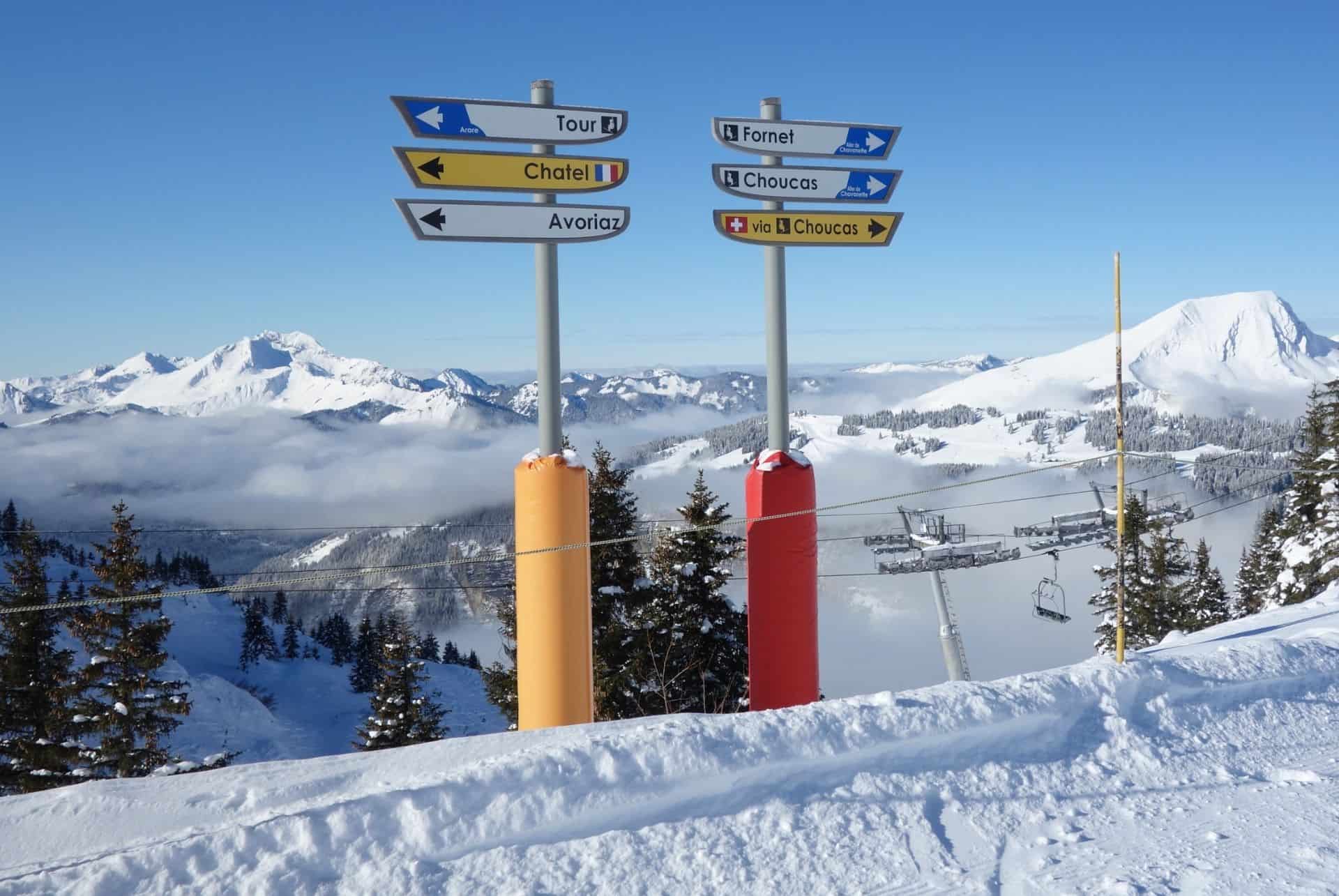 chatel pistes