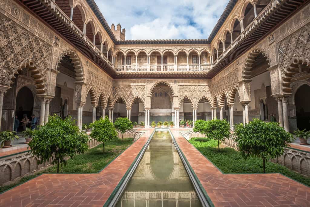 seville en janvier alcazar