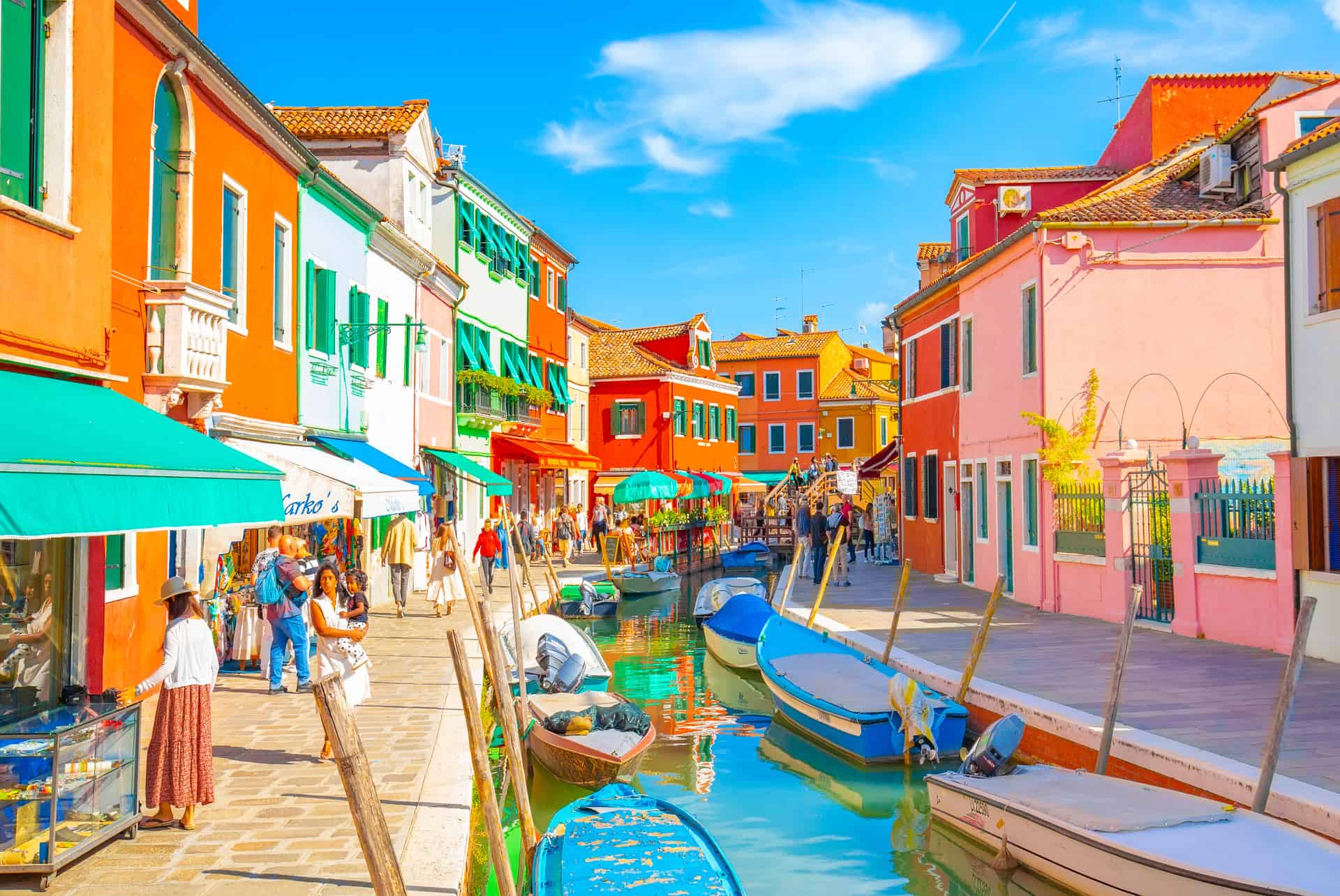 burano maisons colorees