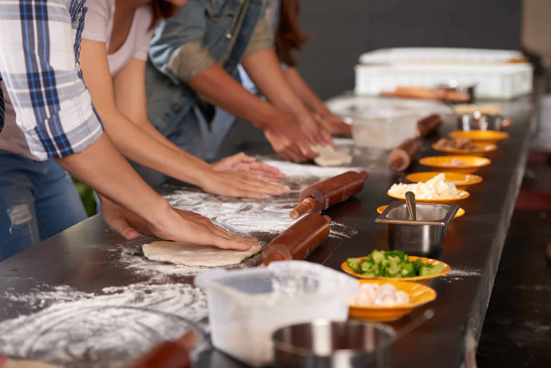 cours de cuisine italienne pizzas