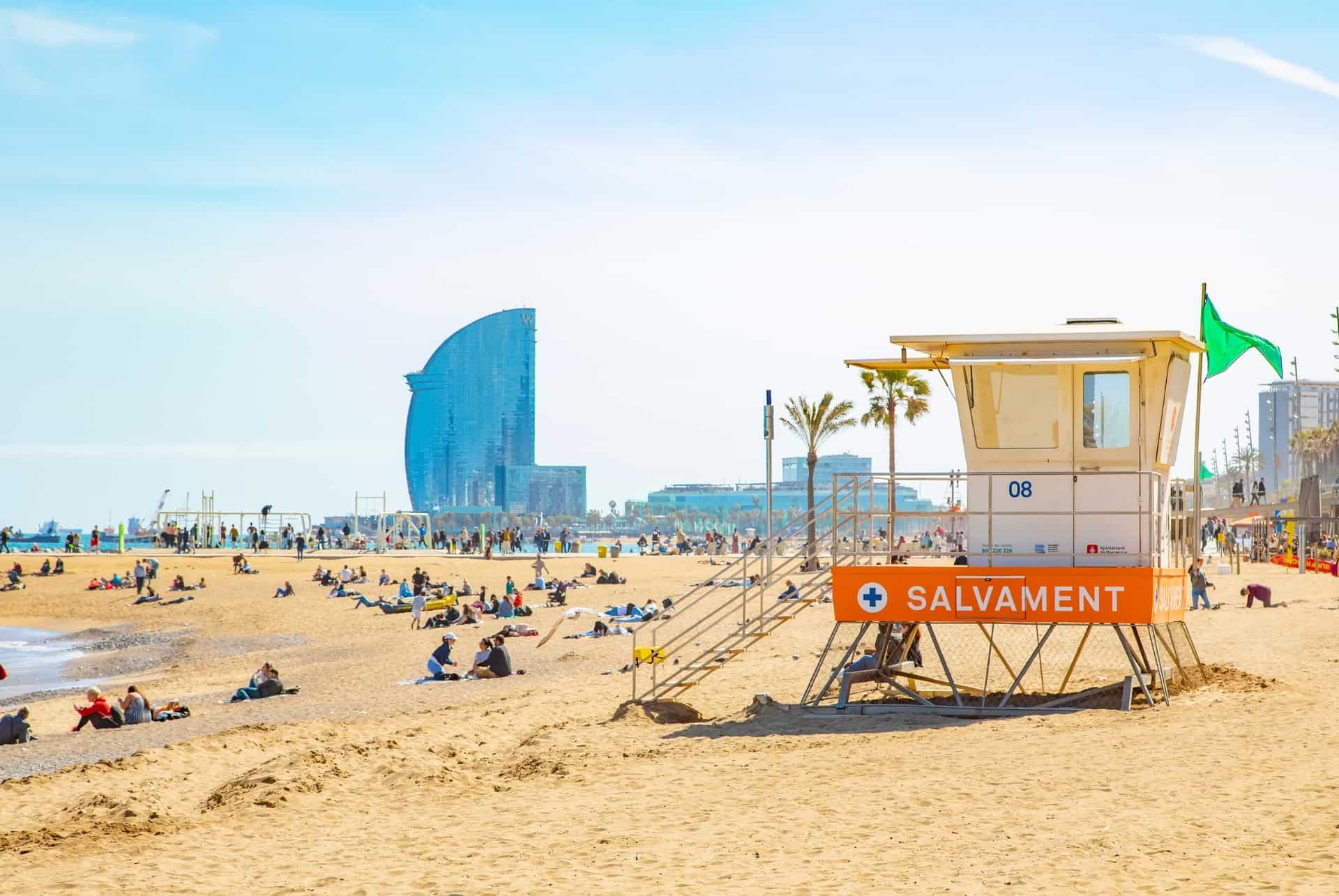 plage barceloneta