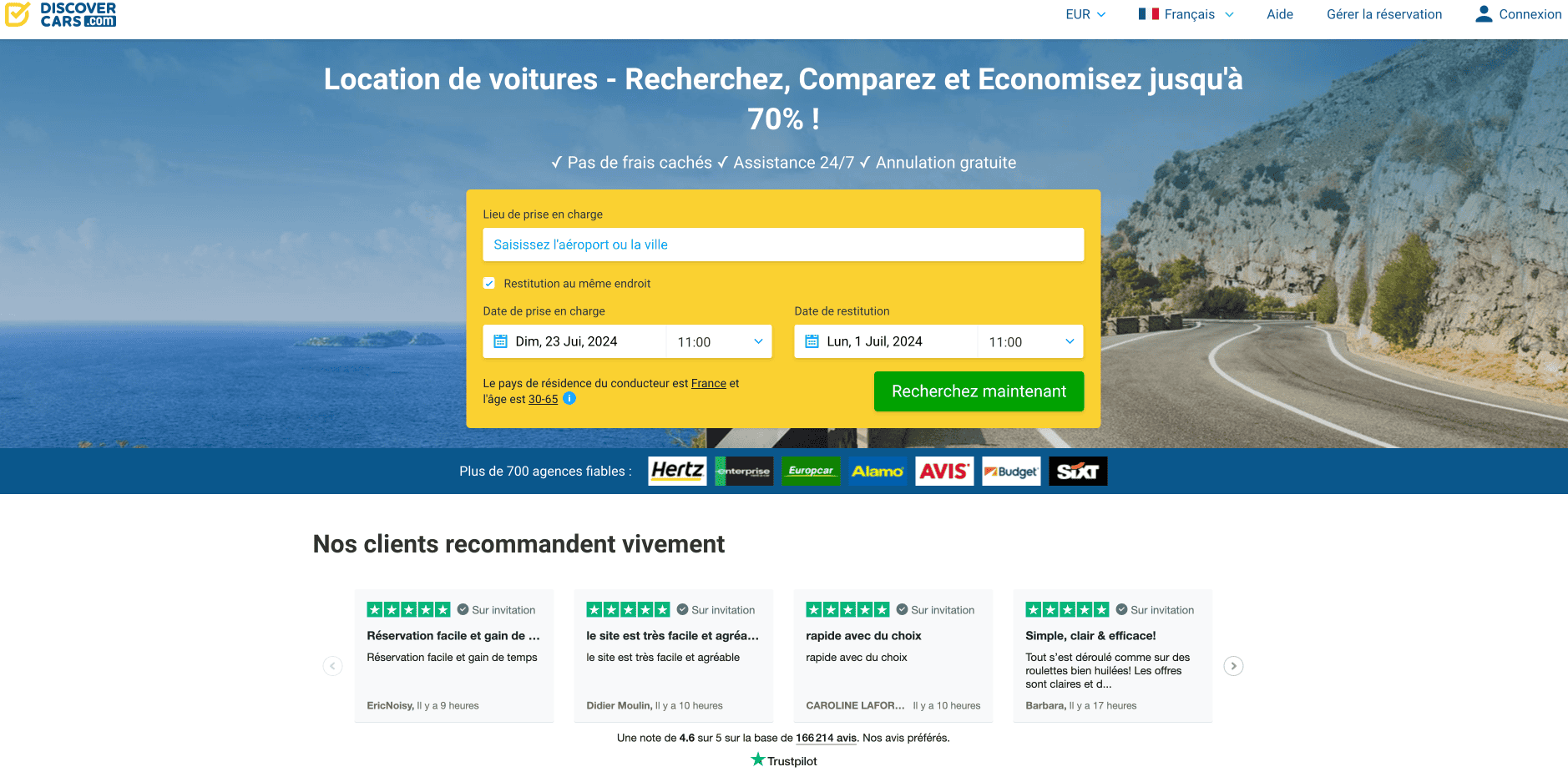 discover cars site