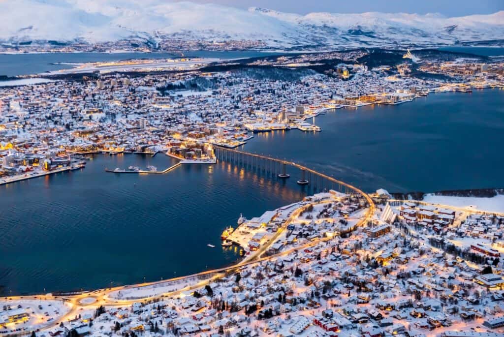 île de tromsoya ou dormir oslo