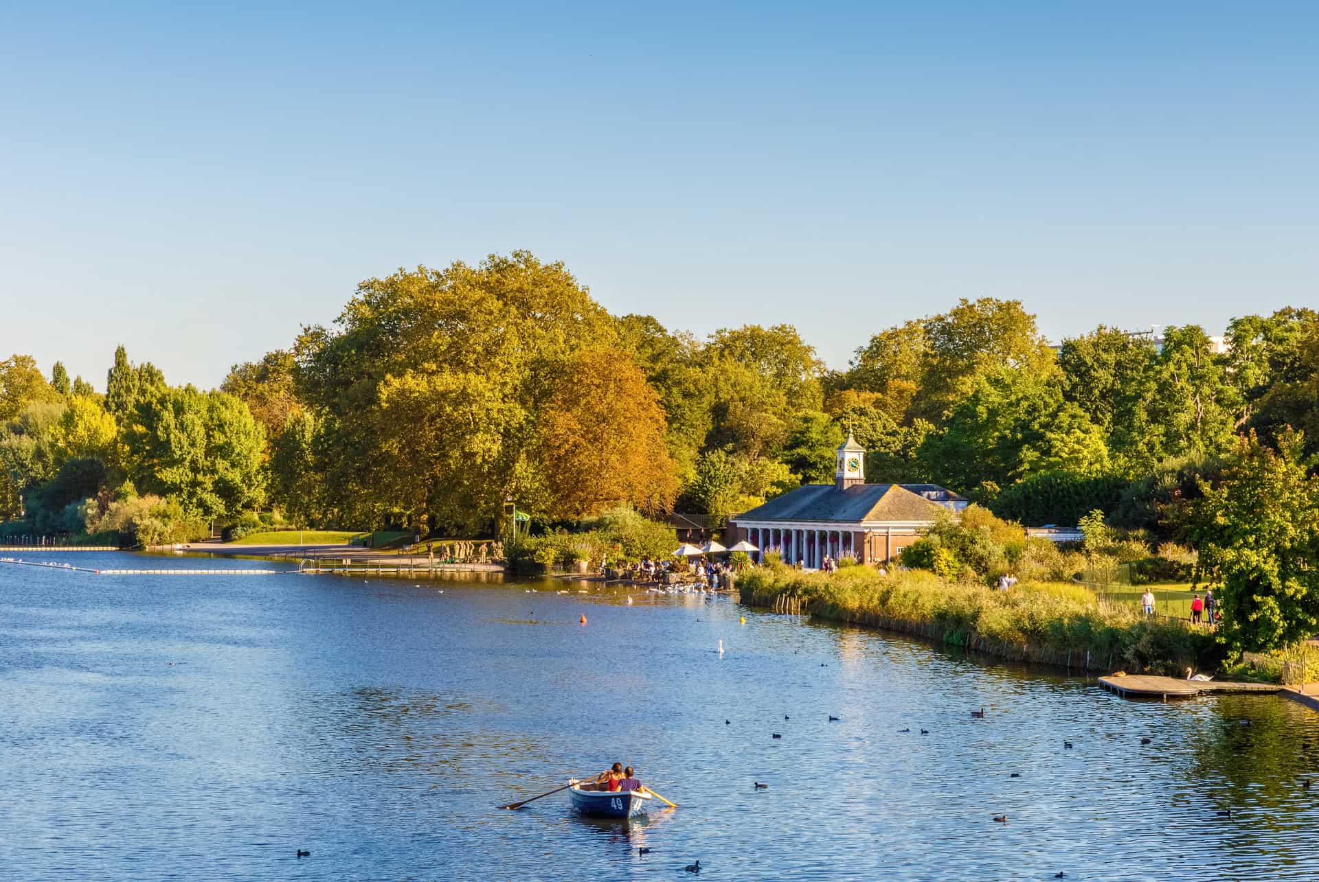 londres hyde park lac serpentine